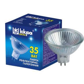 Лампа галогенна MR16 35W GU 5.3  12V ТМ "Іскра"