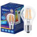 Світлодіодна лампа LED Filament A60CL 6W 3000K E27 прозора. ТМ "Іскра"