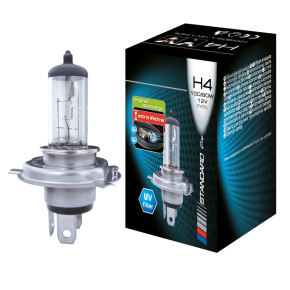 Автолампа H4 12V 100/90W P43t  Tes-lamps