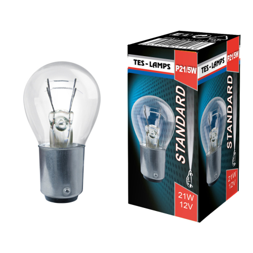 Автолампа 12V P21 5W BAY15d Tes-lamps Автолампа 12V P21 5W BAY15d Tes-lamps