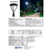 Парковиий світильник  LED SLP 50W 3000К Dimmable