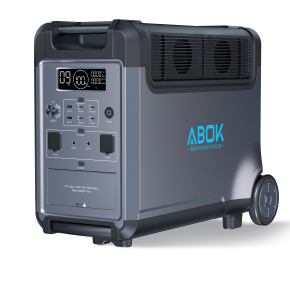 Портативна зарядна станція ABOK 3600W /3840 Вт•год  / LiFePO4 / функція UPS / швидка зарядка
