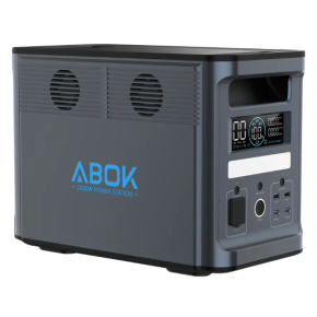 Портативна зарядна станція ABOK 2000W / 1536 Вт•год  / LiFePO4 / функція UPS / швидка зарядка