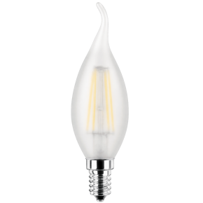 Лампа світлодіодна LED Filament B35 4W 3000K E14 (матова), філамент