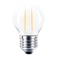 Лампа світлодіодна LED Filament Р45Cl 4вт 4000K E27 матова. 