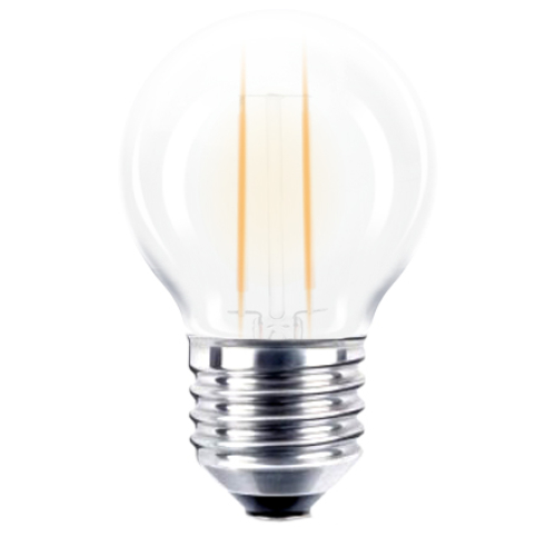 Лампа світлодіодна LED Filament Р45Cl 4вт 3000K E14 прозора. Лампа світлодіодна LED Filament Р45Cl 4вт 3000K E14 прозора.