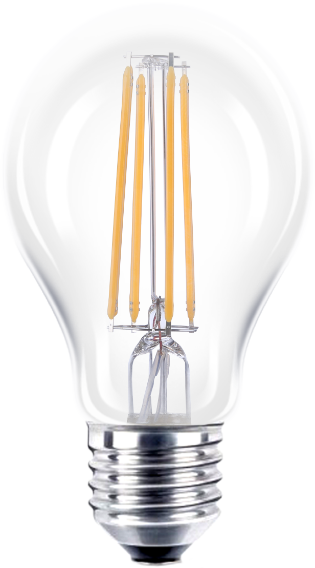 LED Filament A55 CL 6W 3000K E27